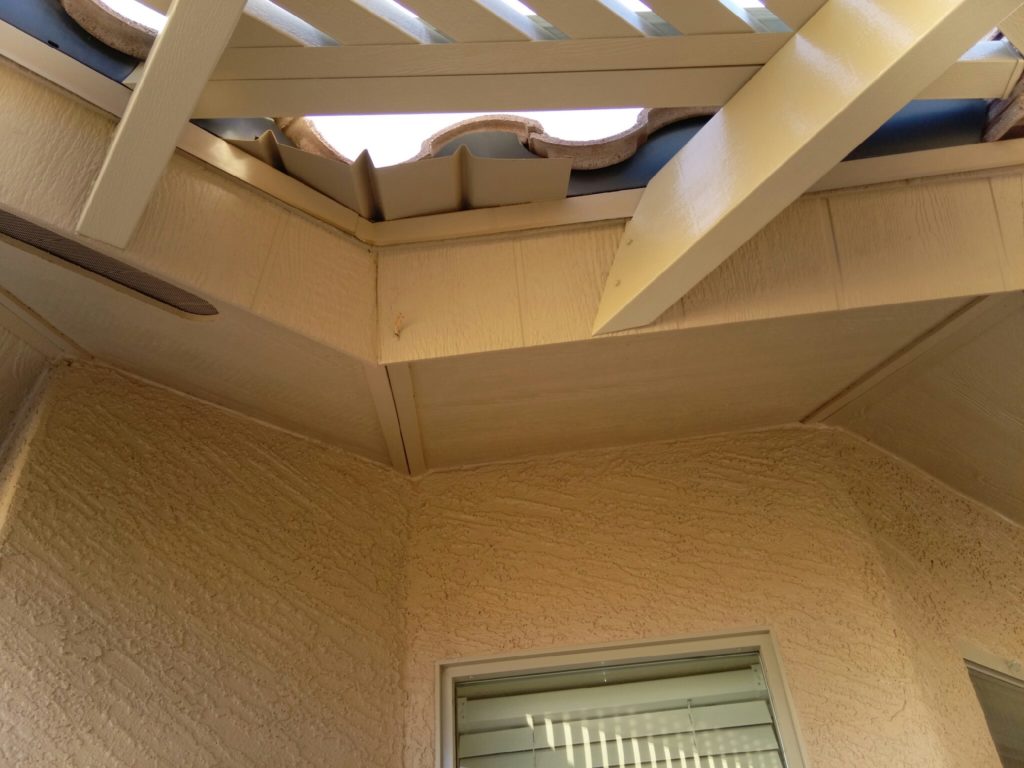 Alumawood lattice patio cover installed by Royal Covers of Arizona in Mesa, AZ 85212.