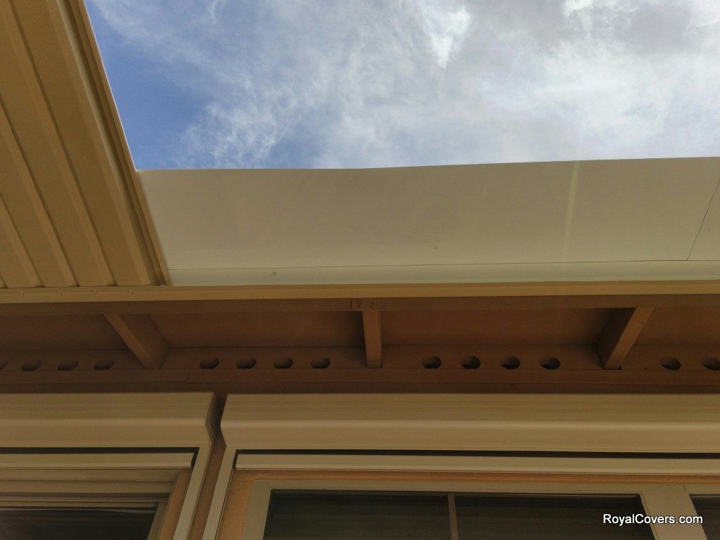 Patio cover installed by Royal Covers of Arizona - Alumawood installer Scottsdale, AZ.
