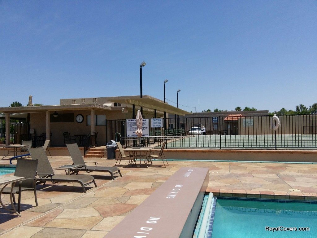 Commercial Alumawood Installation by Royal Covers of Arizona in Mesa, AZ.
