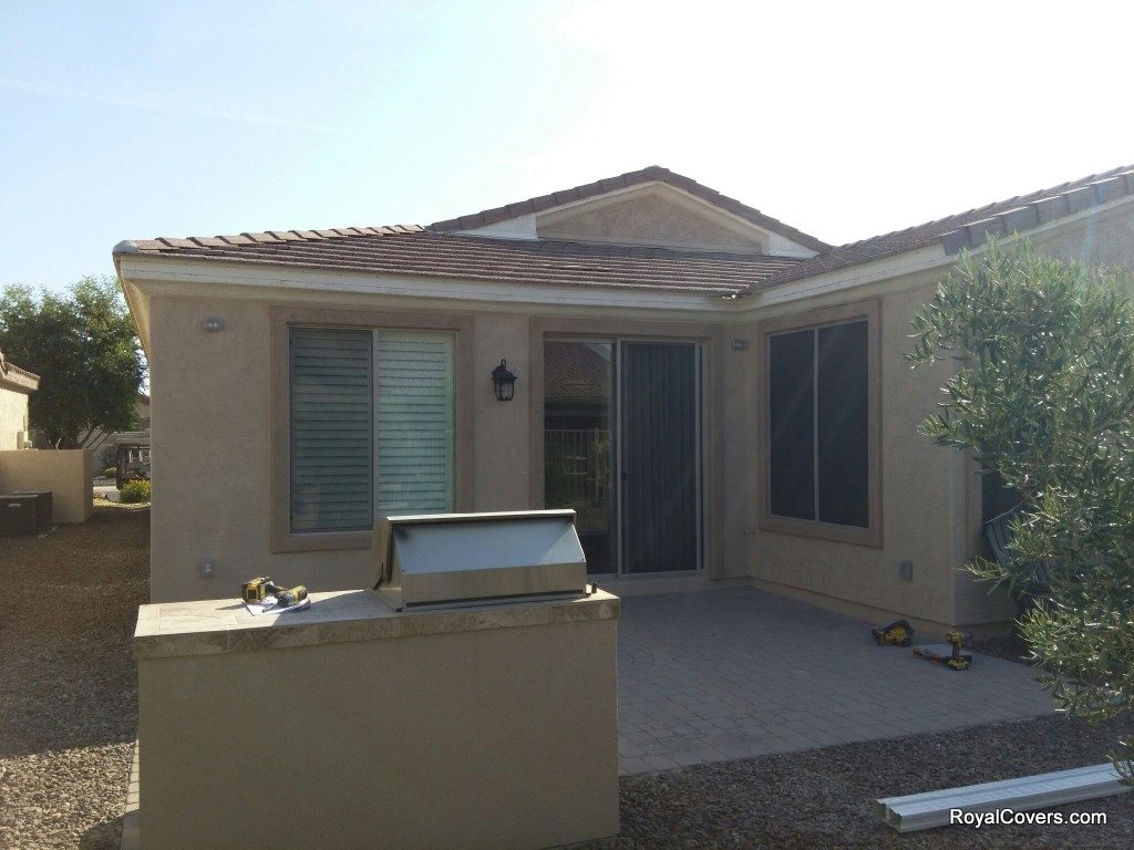 Alumawood Before and After pictures by Royal Covers of Arizona in Gilbert, AZ.