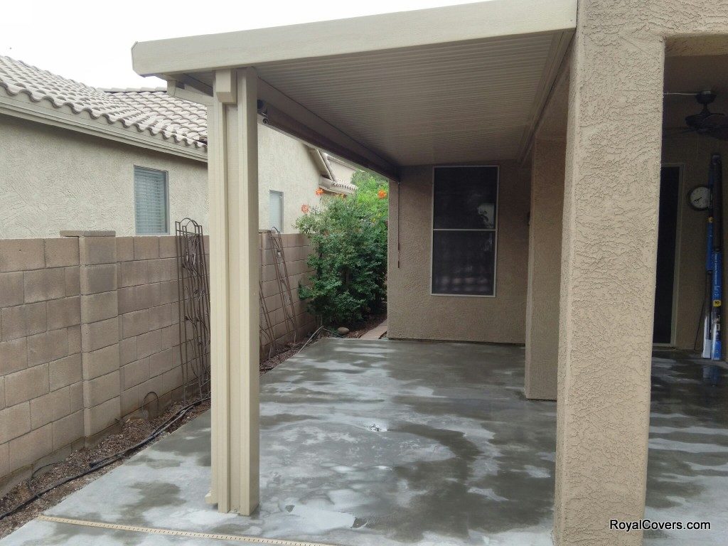 Patio covers installed by Royal Covers of Arizona in San Tan Valley, AZ.