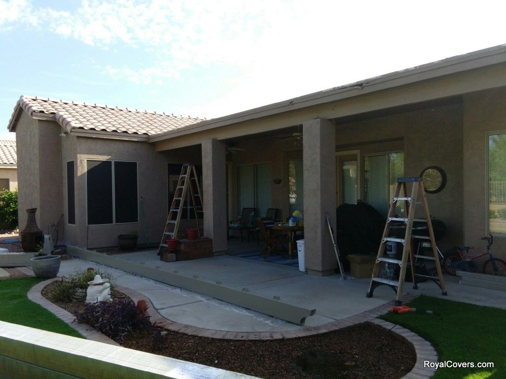 Custom Alumawood Installer Project in Chandler, AZ.