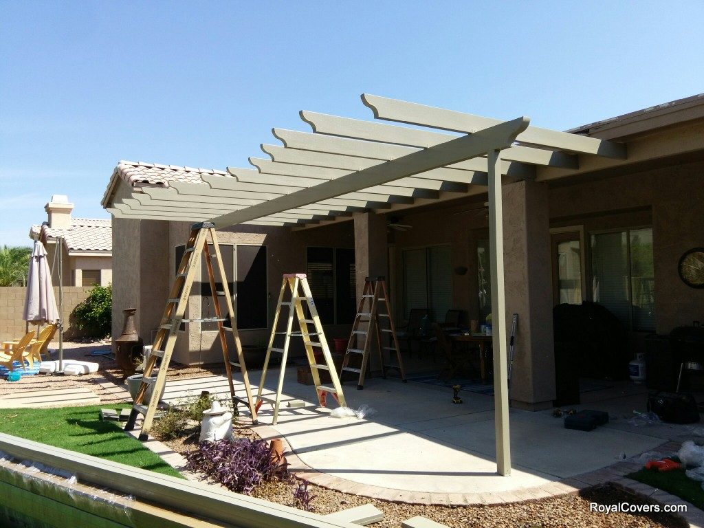 Custom Alumawood Installer Project in Chandler, AZ.