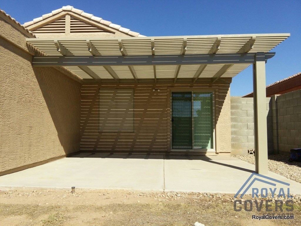Alumawood Awnings installed by Royal Covers of Arizona.