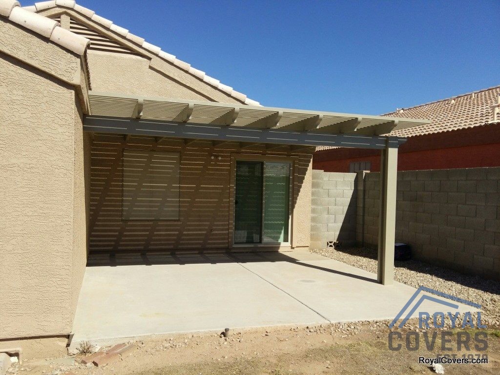 Alumawood Awnings installed by Royal Covers of Arizona.