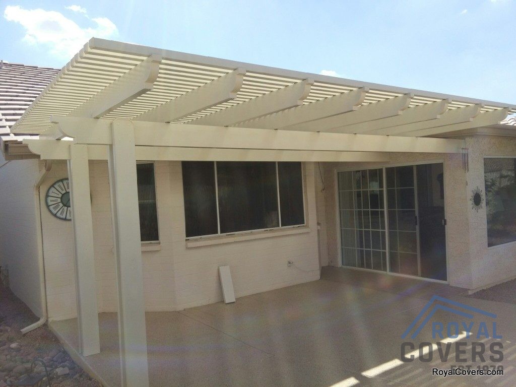 After - Alumawood Pergola in Mesa, AZ.