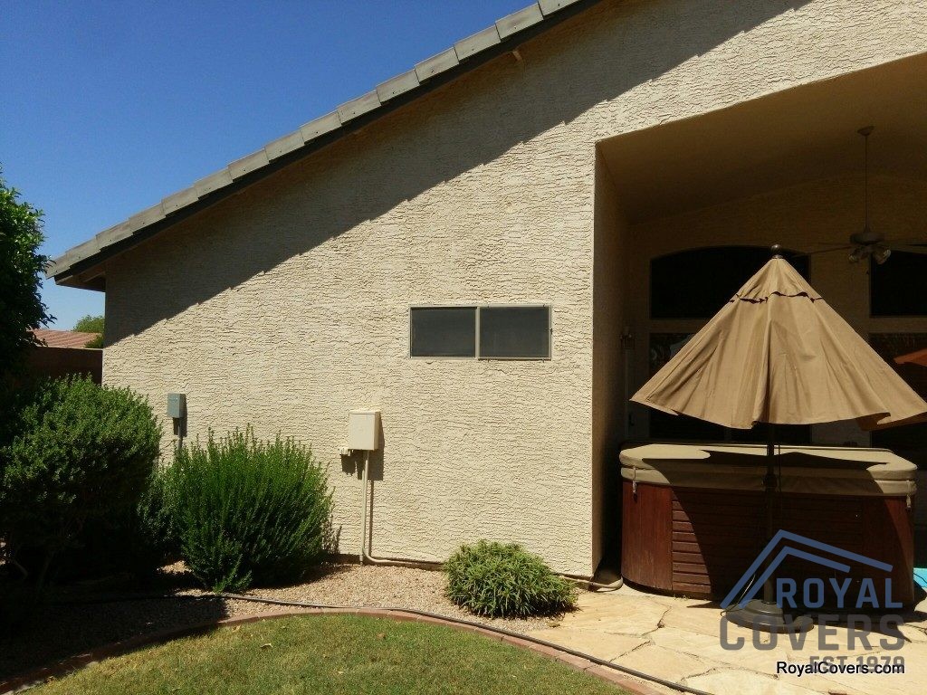 Before Alumawood Projects were installed.