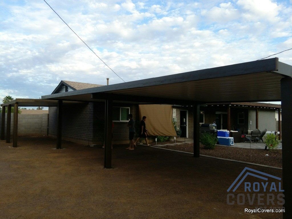 Custom Aluminum Awning by Royal Covers of Arizona.