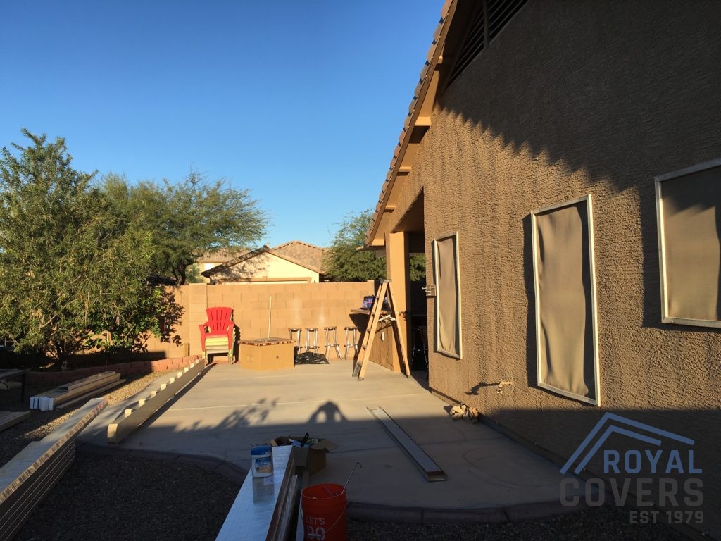 Alumawood Pergola Built by Royal Covers of Arizona