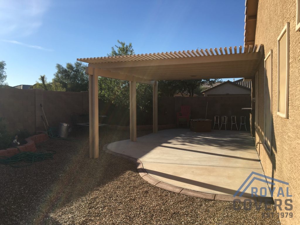 Alumawood Pergola Built by Royal Covers of Arizona