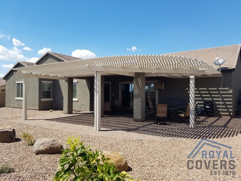 Alumawood Lattice Patio Cover Installer Mesa, AZ - Royal Covers of Arizona