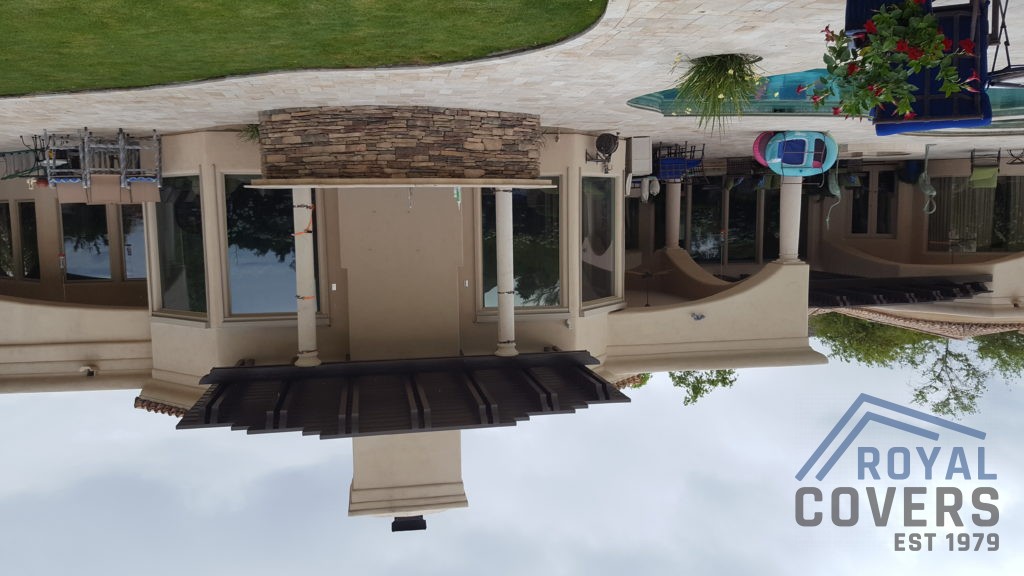 Alumawood pergola in Paradise Valley, AZ - Royal Covers of Arizona
