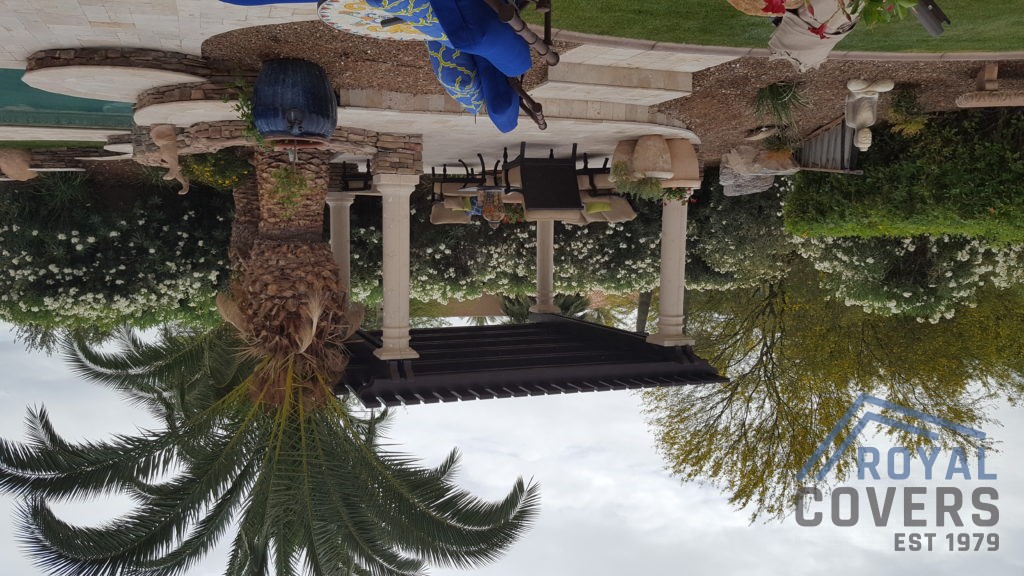 Alumawood pergola in Paradise Valley, AZ - Royal Covers of Arizona